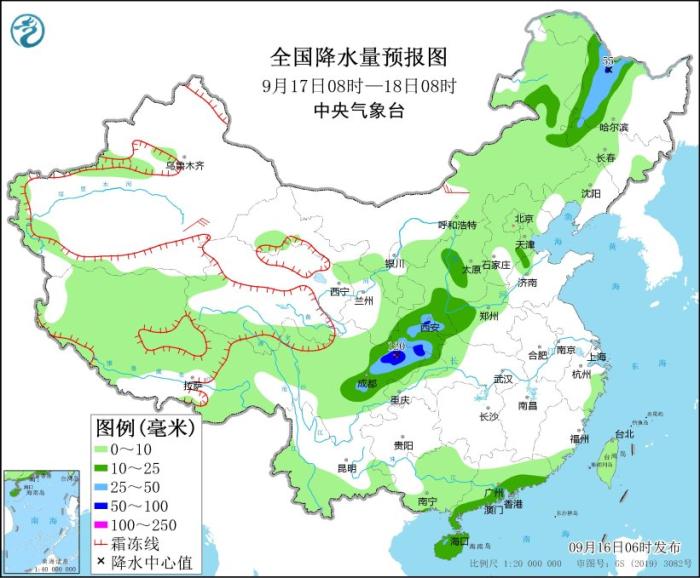 内蒙古等地将有降水降温 四川盆地等地将有较强降水